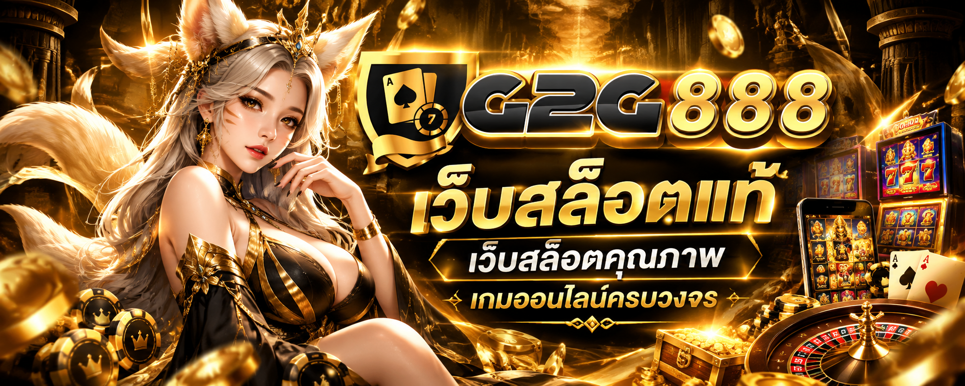 G2G888 เว็บสล็อตแท้ ครบจบในเว็บเดียว พร้อมเกมออนไลน์หลากหลายรูปแบบสำหรับผู้เล่นยุคใหม่
